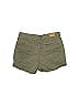 Aeropostale Solid Green Denim Shorts Size 8 - photo 2