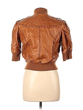 Wet Seal Faux Leather Jacket (view 2)