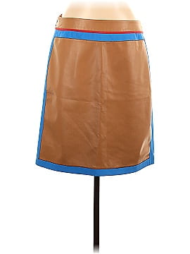 Per Se Faux Leather Skirt (view 2)