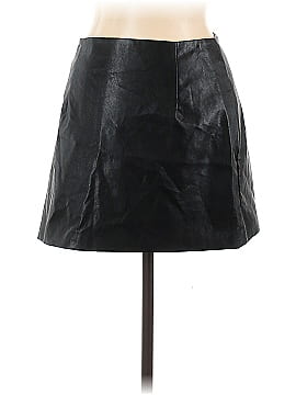 Shein Faux Leather Skirt (view 2)