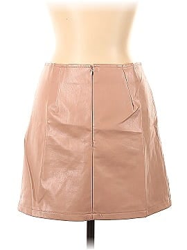 showpo Faux Leather Skirt (view 2)