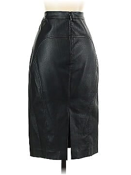 BCBGMAXAZRIA Faux Leather Skirt (view 2)