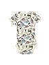 Gerber 100% Cotton Graphic Ivory Short Sleeve Onesie Size 3-6 mo - photo 2