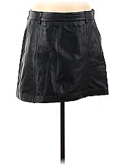 Reiss Faux Leather Skirt