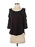 ECI Black Short Sleeve Top Size S - photo 1