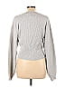 Pink Rose Silver Pullover Sweater Size L - photo 2