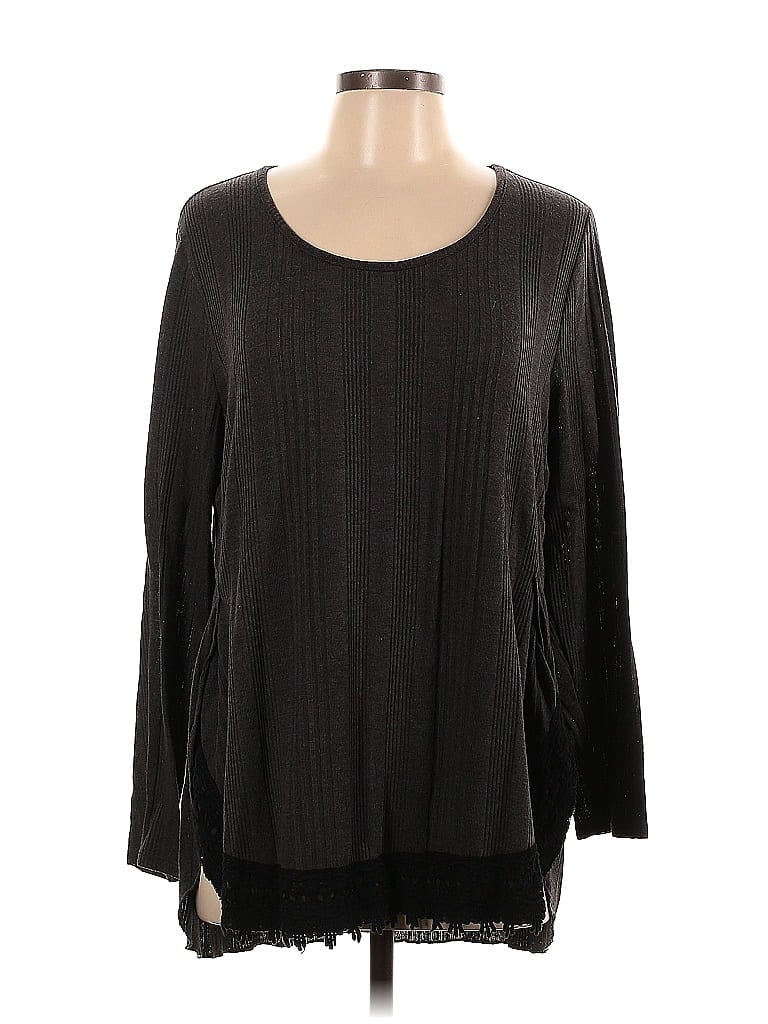Style&Co Black Pullover Sweater Size L - photo 1