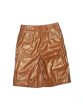 MOTF Faux Leather Shorts (view 2)