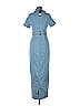 Fashion Nova Blue Casual Dress Size L - photo 2