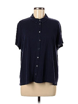 Eileen Fisher Short Sleeve Button-Down Shirt (view 1)