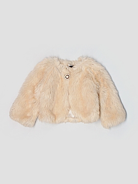 baby gap faux fur coat