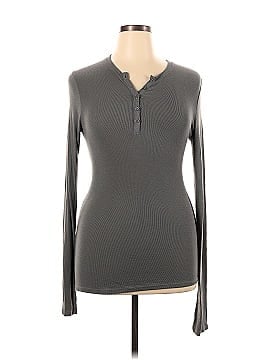 M Magaschoni Long Sleeve Henley (view 1)