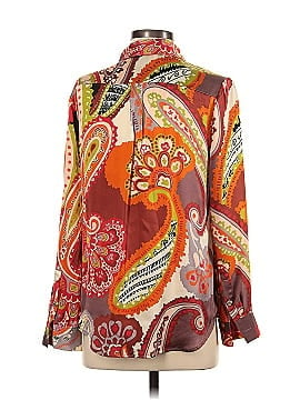 Marciano Long Sleeve Silk Top (view 2)