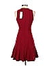 Elizabeth and James Solid Burgundy Casual Dress Size 2 - photo 2