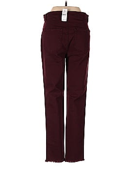 Ann Taylor LOFT Button Front High Rise Skinny Ankle Pants (view 2)