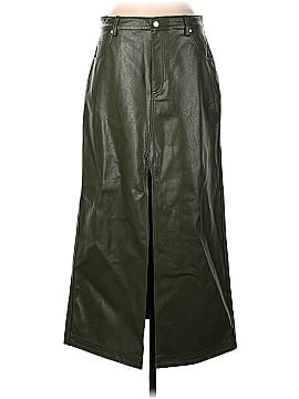 Pilcro Faux Leather Skirt (view 1)