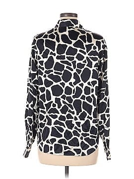 Style&Co Long Sleeve Silk Top (view 2)