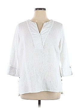 Foxcroft 3/4 Sleeve Blouse (view 1)