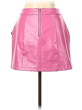 Fashion Nova Faux Leather Skirt (view 2)