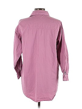 Missguided Long Sleeve Button-Down Shirt (view 2)