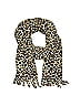 Target 100% Polyester Animal Print Tan Scarf One size - photo 1