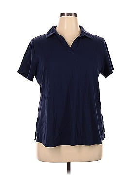 Isaac Mizrahi LIVE! Short Sleeve Button-Down Shirt (view 1)