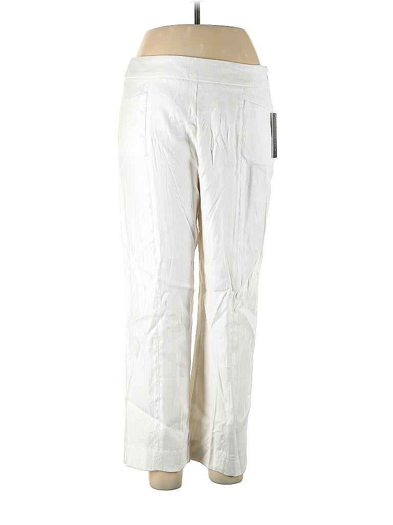 Investments White Casual Pants Size 12 - photo 1