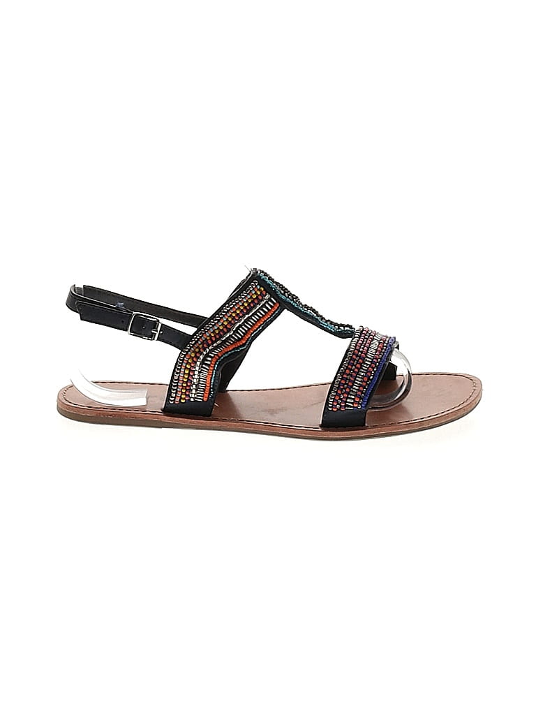 Rampage Black Sandals Size 8 - photo 1