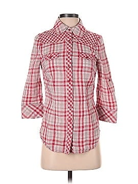 Guess Jeans 3/4 Sleeve Button-Down Shirt (view 1)