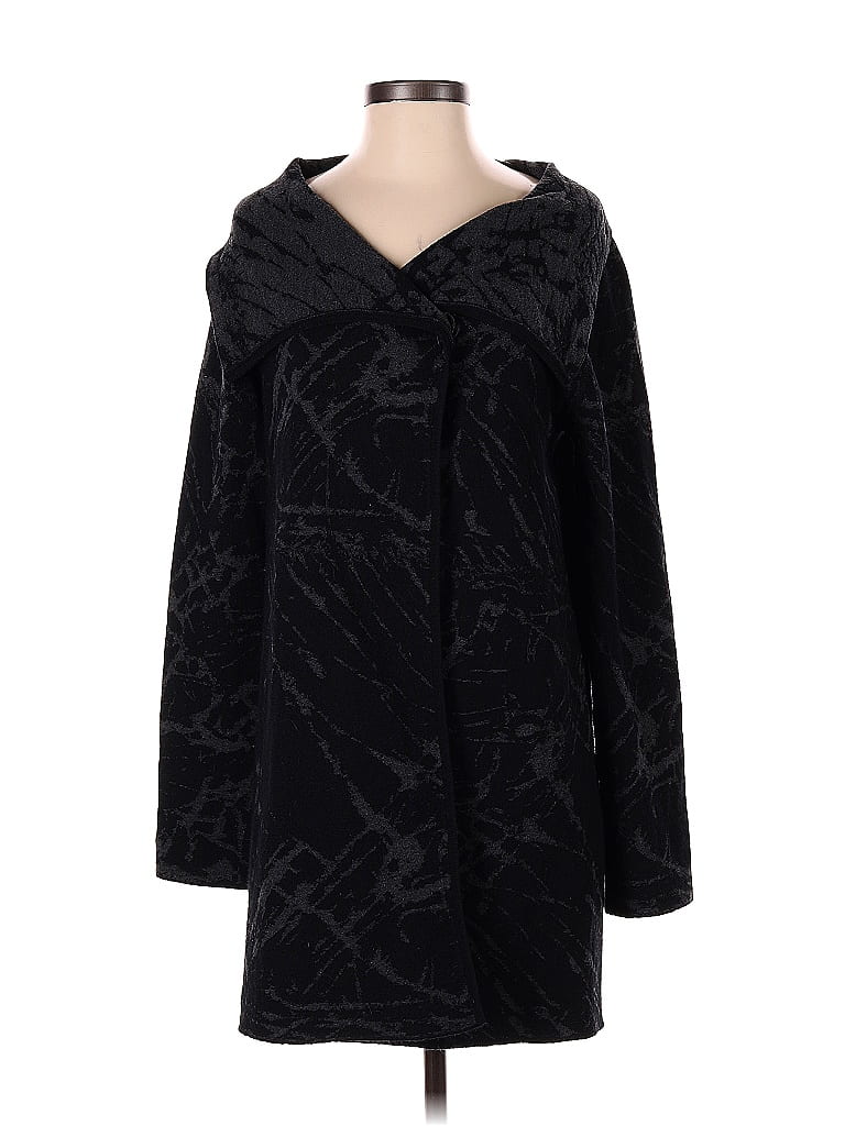 Damask Black Wool Cardigan Size XS - photo 1