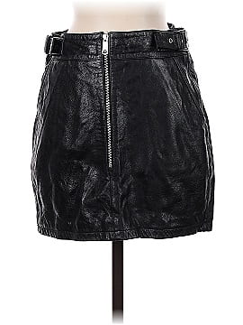 FRAME Leather Skirt (view 1)