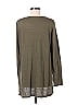 Eileen Fisher 100% Linen Green Long Sleeve T-Shirt Size M - photo 2