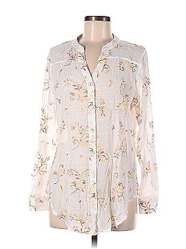 Fig and Flower Long Sleeve Blouse (view 1)