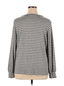 French Grey Long Sleeve Top (view 2)
