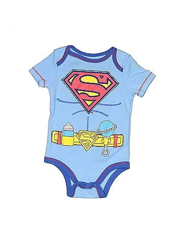 Superman Short Sleeve Onesie (view 1)