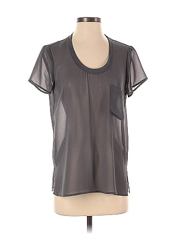 Velvet Short Sleeve Top (view 1)