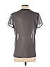 Velvet 100% Polyester Gray Short Sleeve Top Size P (petite) - photo 2