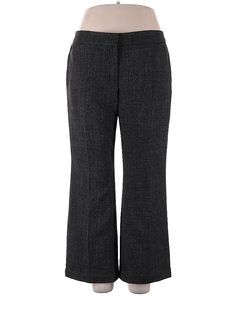Alfani 100% Polyester Tweed Gray Khakis Size 14 - photo 1