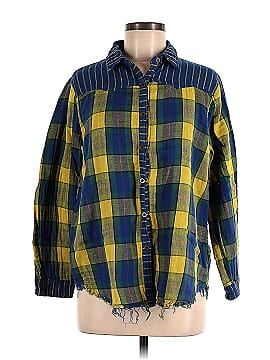 Umgee Long Sleeve Button-Down Shirt (view 1)