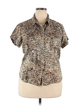 Chico's Short Sleeve Silk Top (view 1)
