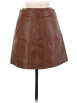 Divine Heritage Faux Leather Skirt (view 2)