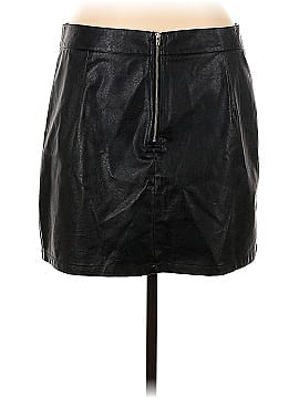 Princess Polly Faux Leather Skirt (view 2)