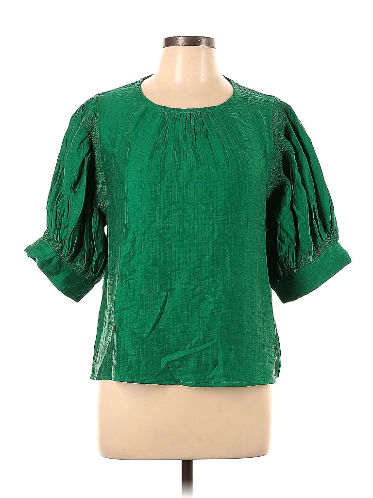 Jodifl Green Abstract Shift Dress