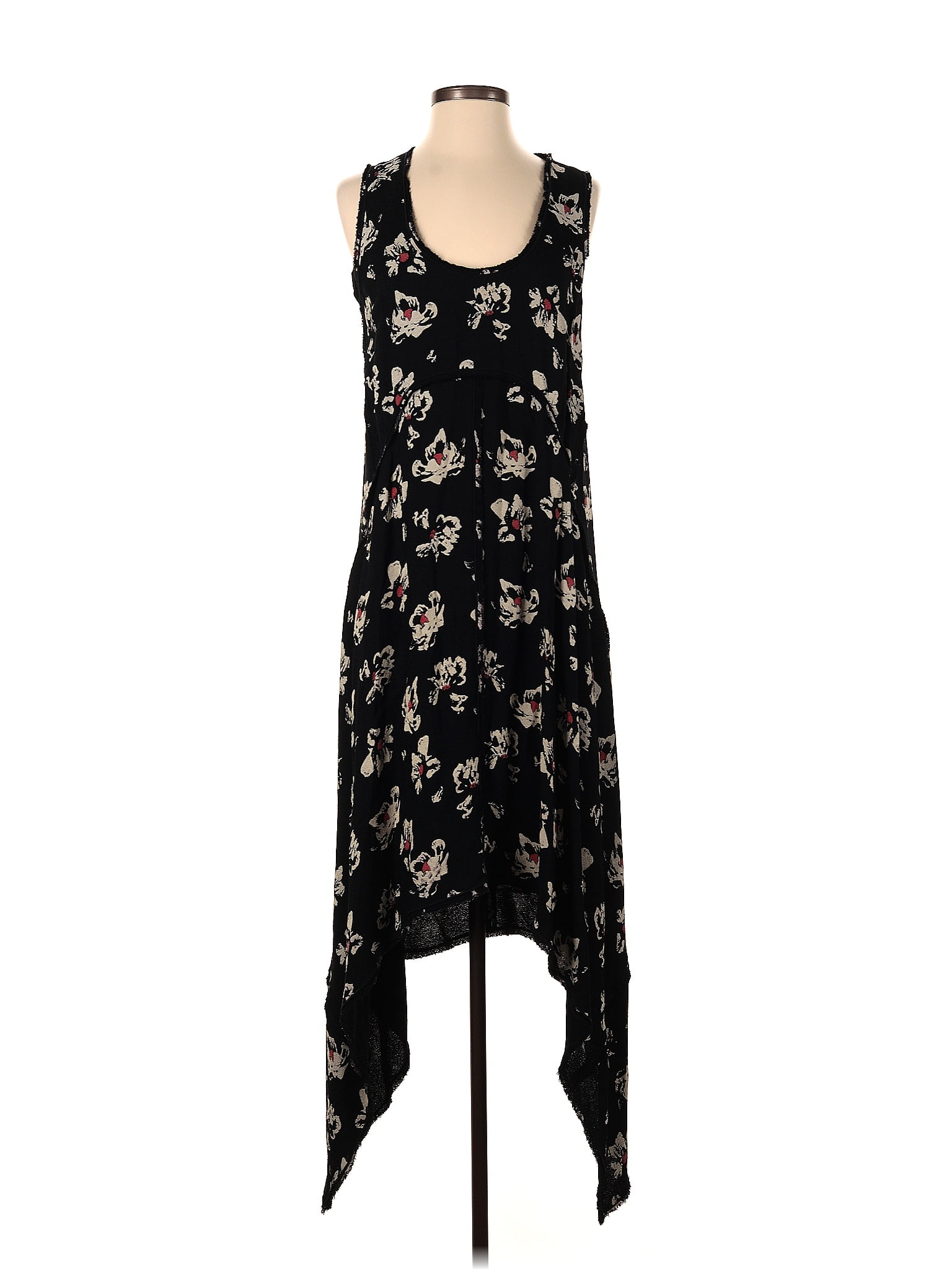 Proenza Schouler Floral Motif Black Casual Dress Size 8 94 off ThredUp