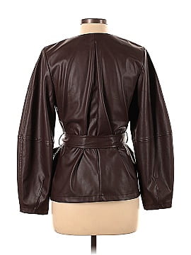 Banana Republic Factory Store Faux Leather Top (view 2)