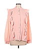 Miley + Molly 100% Polyester Pink Long Sleeve Blouse Size L - photo 1