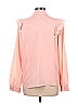 Miley + Molly 100% Polyester Pink Long Sleeve Blouse Size L - photo 2