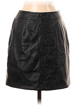 Trouve Faux Leather Skirt (view 2)