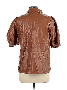 Entro Faux Leather Top (view 2)