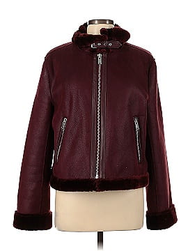 By Anthropologie Faux Leather Jacket (view 1)